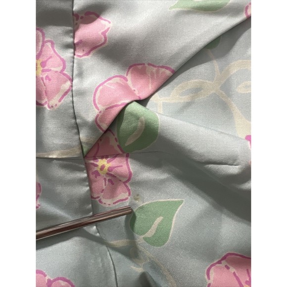 Lilly Pulitzer Staci Morning Glories Silk Midi Dress Size‎ 8 - Picture 7 of 12